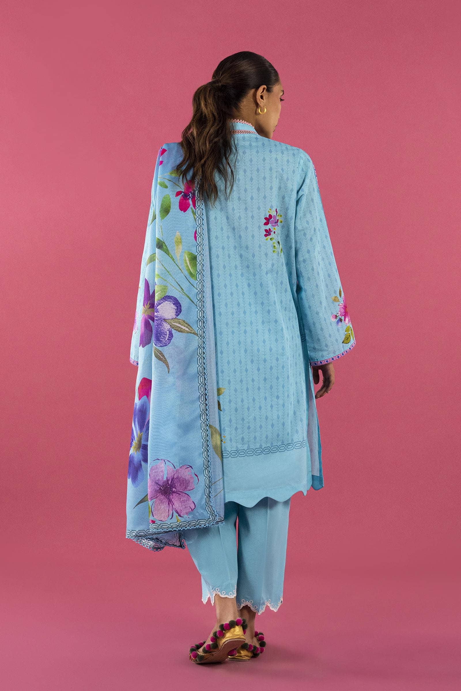 Sana Safinaz Mahay 26/Vol2/6B/Shirt Dupatta Set