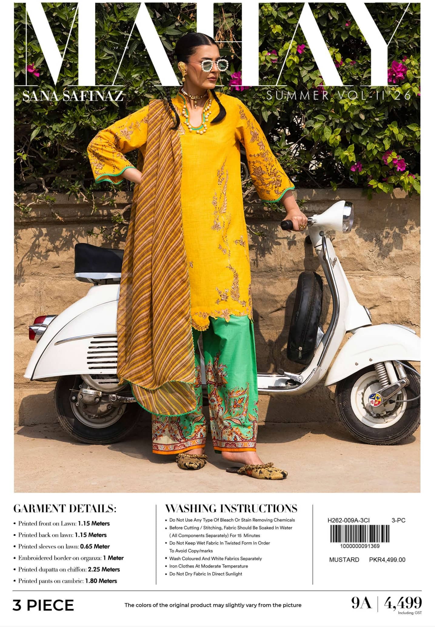 Sana Safinaz Mahay 26/Vol2/9A