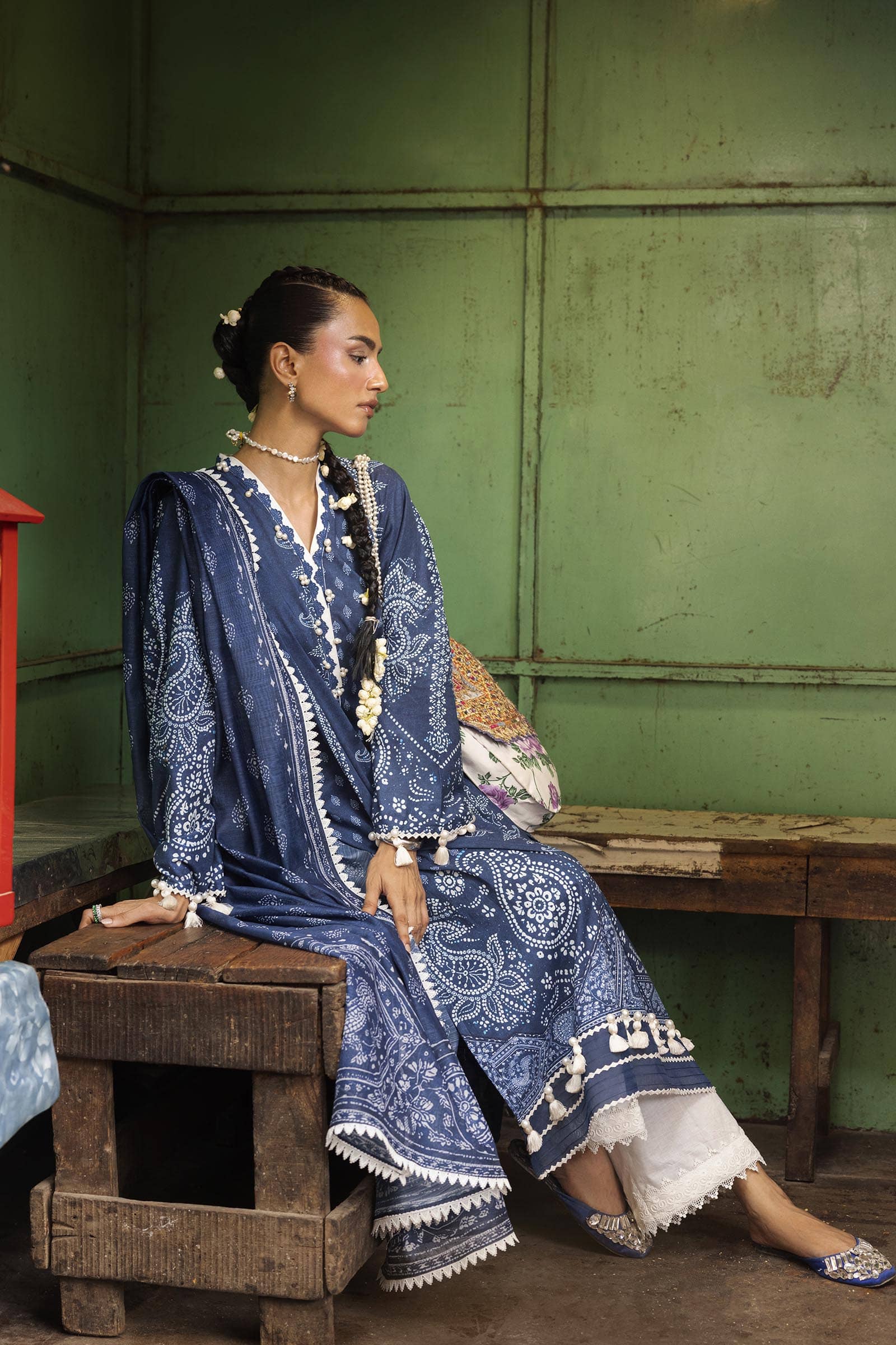 Sana Safinaz Mahay 26/Vol4/4A/Shirt Dupatta Set