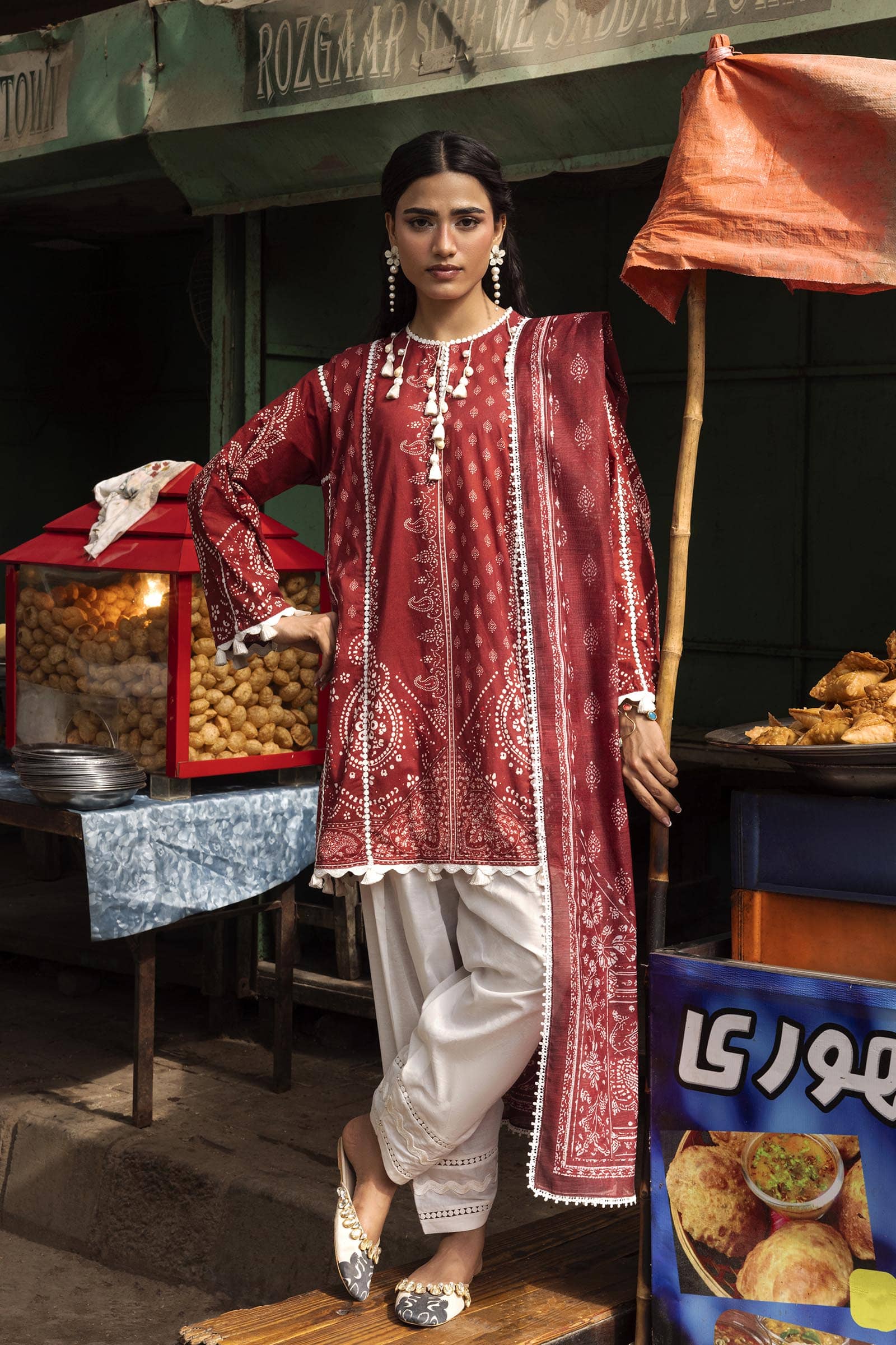 Sana Safinaz Mahay 26/Vol4/4B/Shirt Dupatta Set