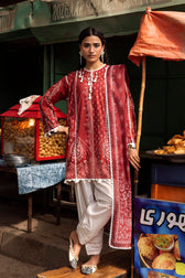Sana Safinaz Mahay 26/Vol4/4B/Shirt Dupatta Set
