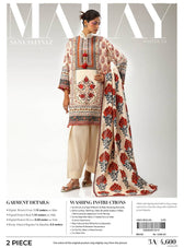Restocked/Sana Safinaz Mahay Fall Edit 24/Shirt Dupatta/3A