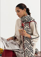 Sana Safinaz Mahay Luxury Winter Brands Restocked/Sana Safinaz Mahay Winter 25/Linen Suit/4A