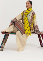 Sana Safinaz Mahay Luxury Winter Brands Sana Safinaz Mahay Winter 25/Slub Linen Suit/7A/Shirt Dupatta