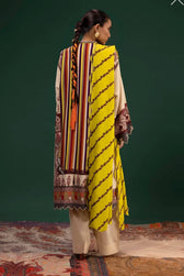 Sana Safinaz Mahay Luxury Winter Brands Sana Safinaz Mahay Winter 25/Slub Linen Suit/7A/Shirt Dupatta