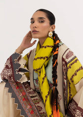 Sana Safinaz Mahay Luxury Winter Brands Sana Safinaz Mahay Winter 25/Slub Linen Suit/7A/Shirt Dupatta