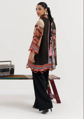 Sana Safinaz Mahay Luxury Winter Brands Sana Safinaz Mahay Winter 25/Slub Linen Suit/9B/Shirt Dupatta Set