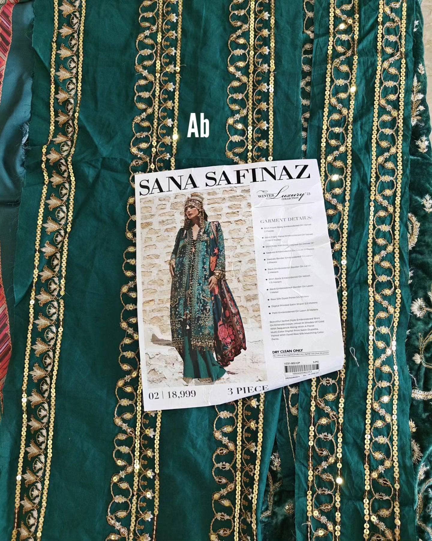 Open Pic/Sana Safinaz Winter 23/V 231-002