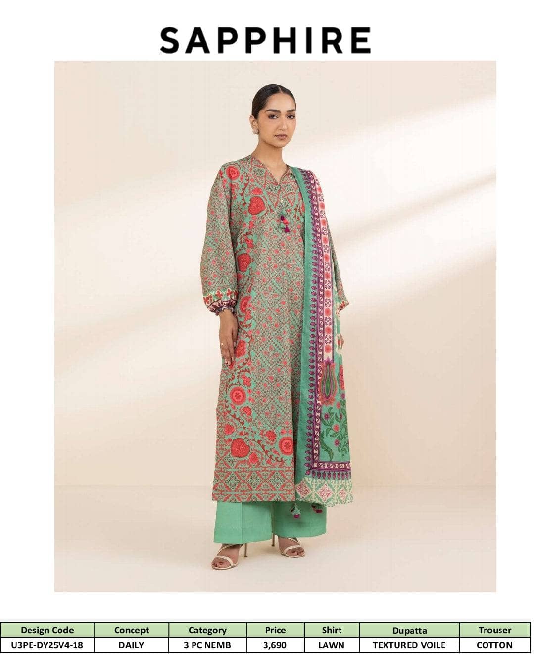 Sapphire Daily Lawn Collection