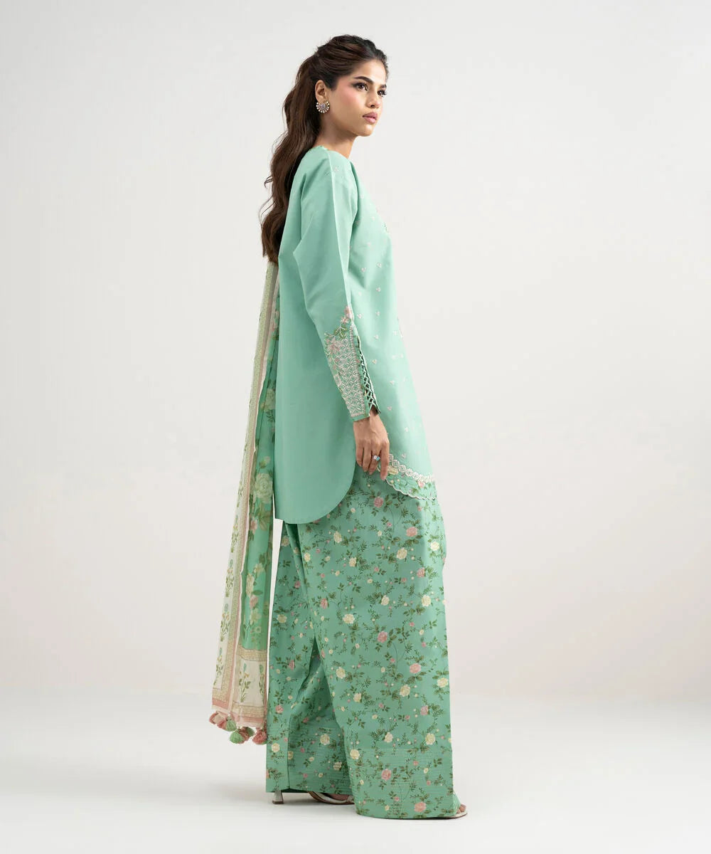 Sapphire Luxury Lawn 26/3PESGS26V432/Sea Green