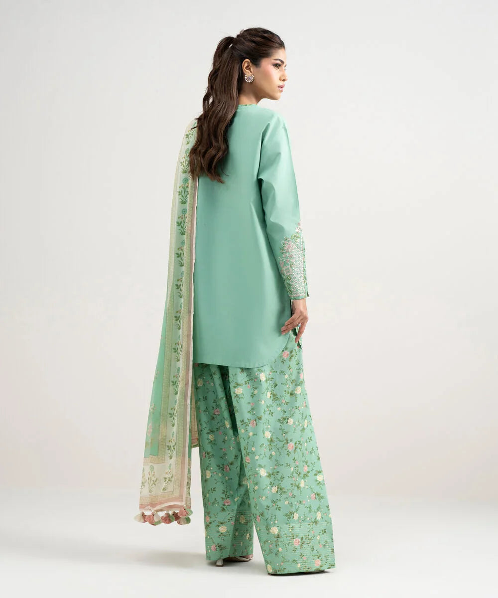 Sapphire Luxury Lawn 26/3PESGS26V432/Sea Green