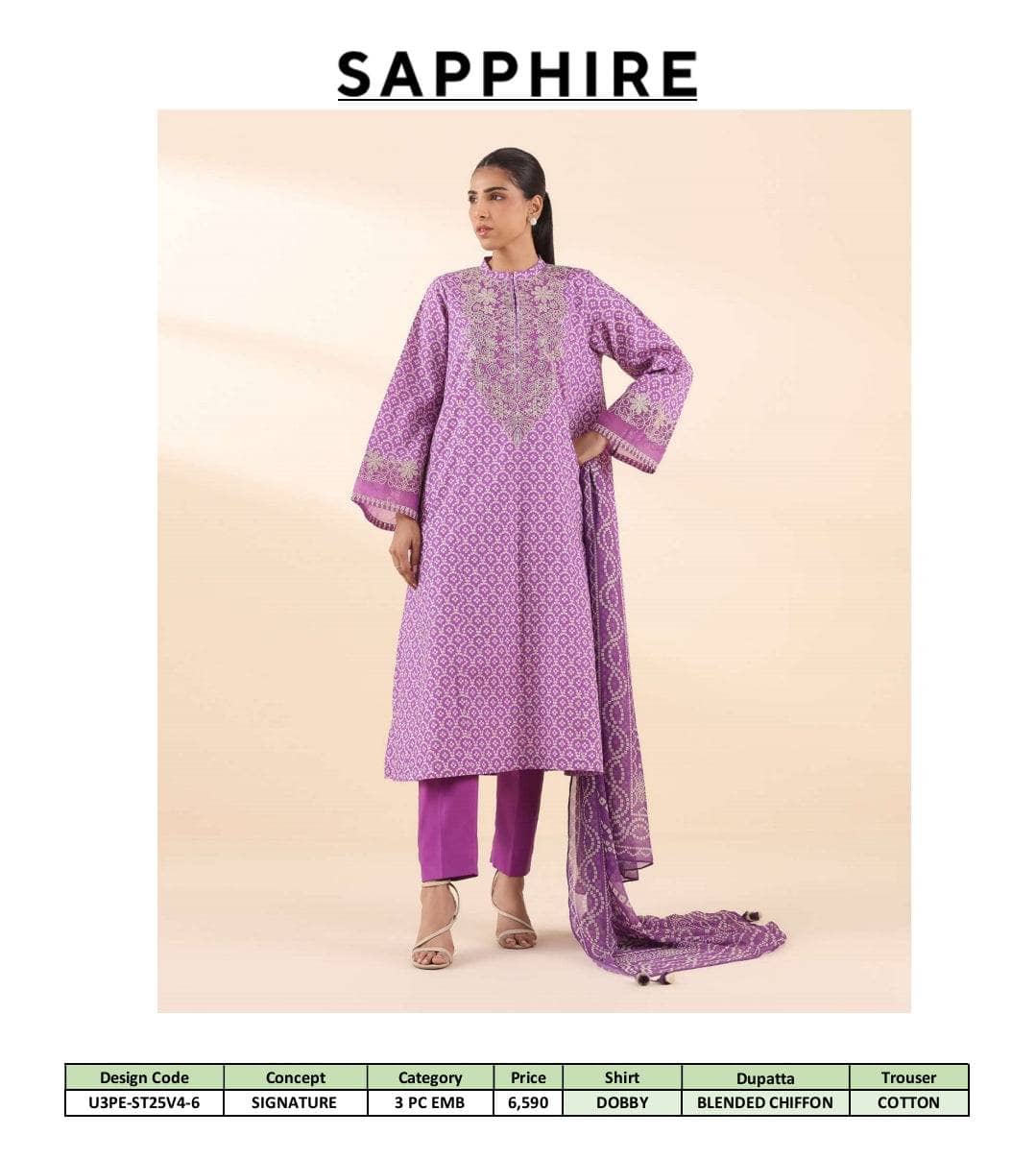 Sapphire Signature Lawn Collection