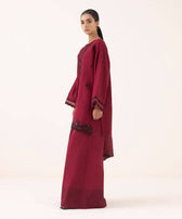 Restocked/Sapphire Intermix 25/Vol 2/Embroideried Dobby Suit/Maroon