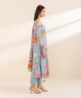 Sapphire Intermix 25/Embroidered Cotton Suit/Aqua