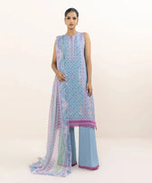 Sapphire Intermix 25/Vol 2/Embroidered Jacquard Suit/Ice Blue