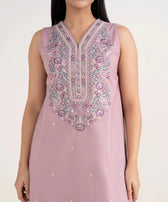 Sapphire Winter Essentials/Embroideried Cotton Viscose Suit/DY25V7-19 B/Light Mauve