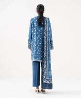 Sapphire Winter Essentials/Printed Linen Suit/00U3P-DY25V-76/Blue