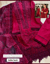 Stitched Look of Unstitched Sobia Nazir Lawn 25/3A/Size - XL L M S
