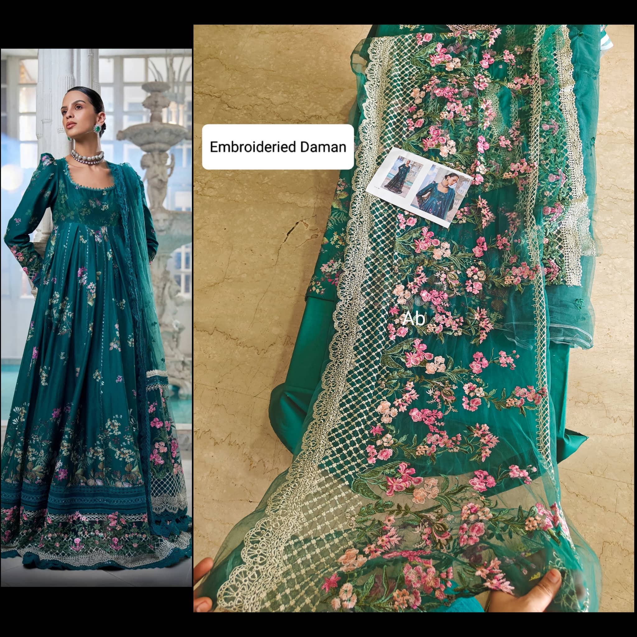 Sale‼️Open Pic/Sobia Nazir Luxury Lawn 26/10B/Anarkali
