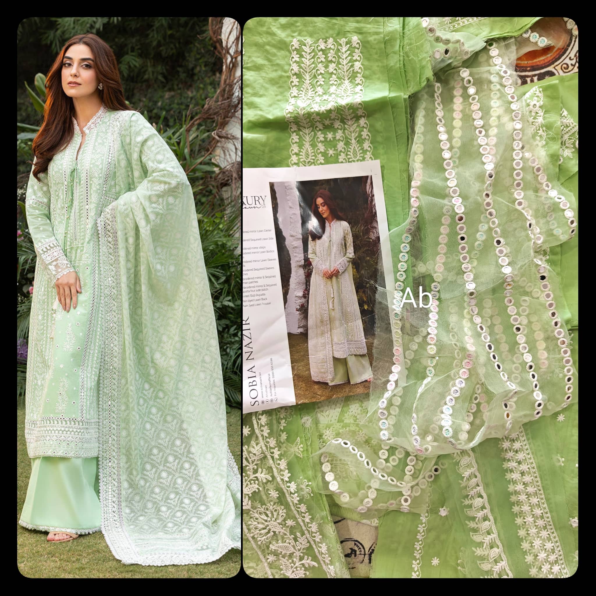 Sale‼️Open Pic/Sobia Nazir Luxury Lawn/7B