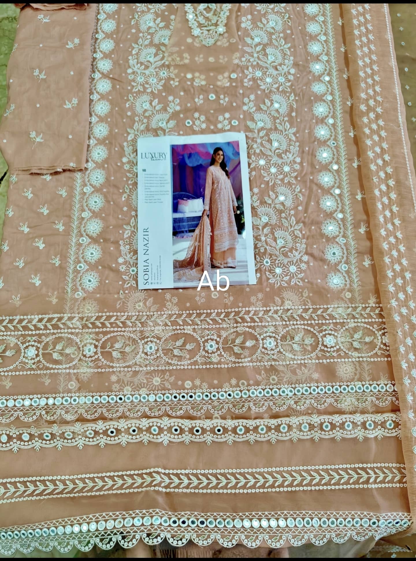 Sale‼️Open Pic/Sobia Nazir Luxury Lawn/9B