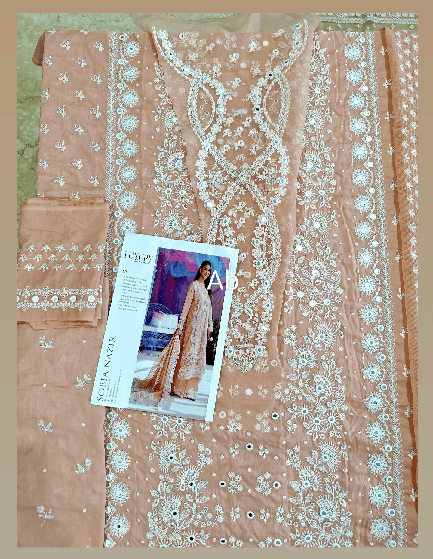 Sale‼️Open Pic/Sobia Nazir Luxury Lawn/9B