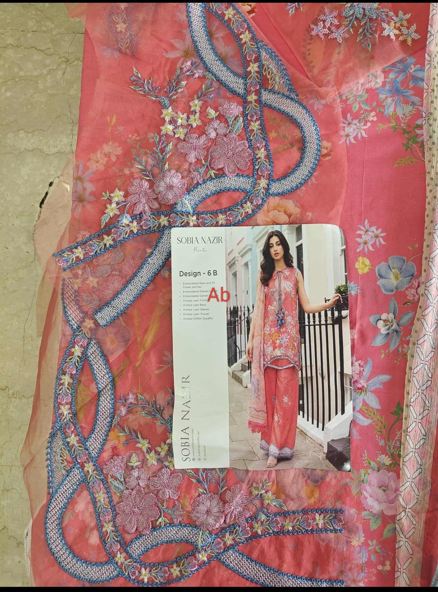 Sale!Open Pic/Sobia Nazir Prints 26/6B