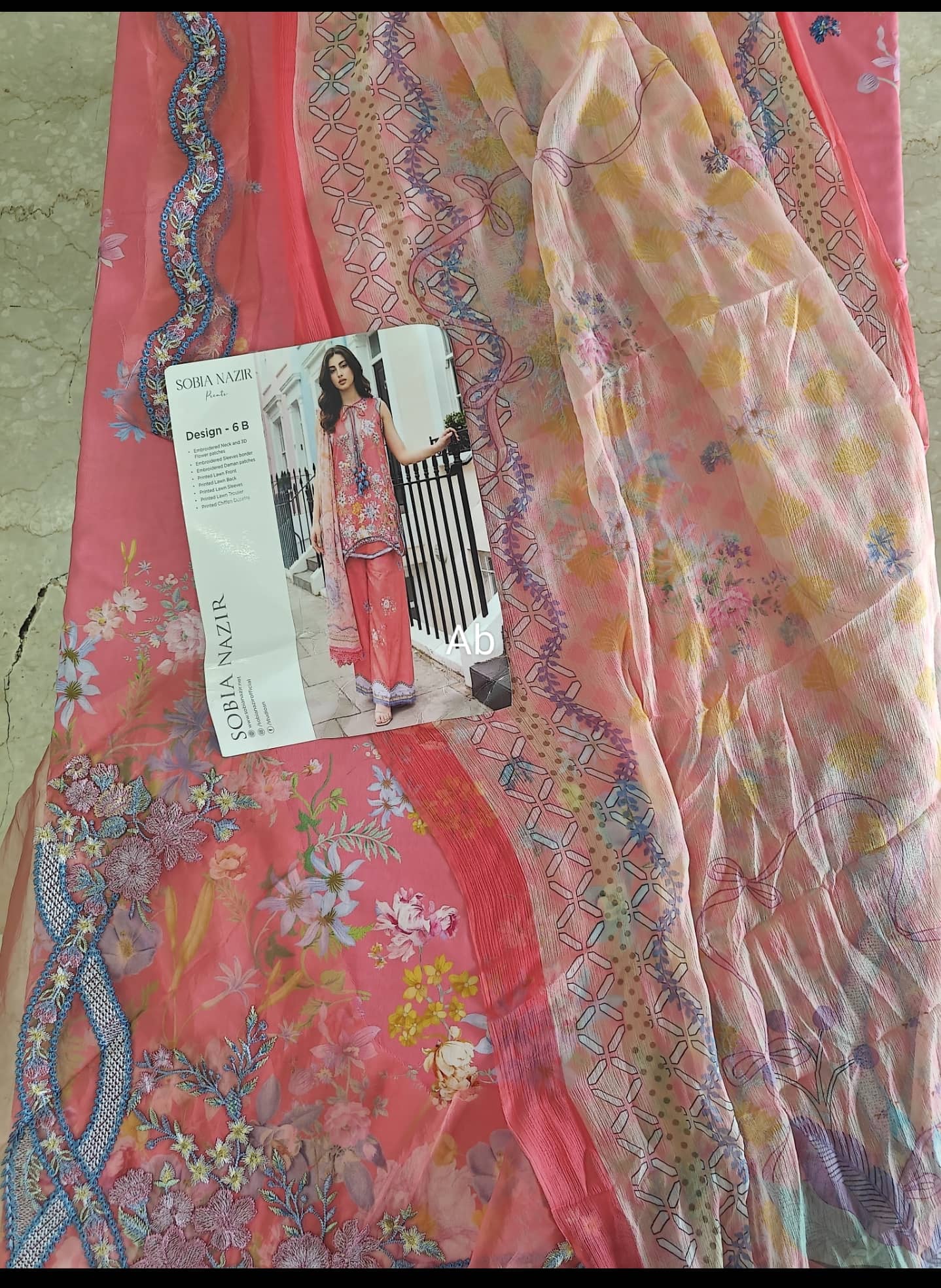 Sale!Open Pic/Sobia Nazir Prints 26/6B