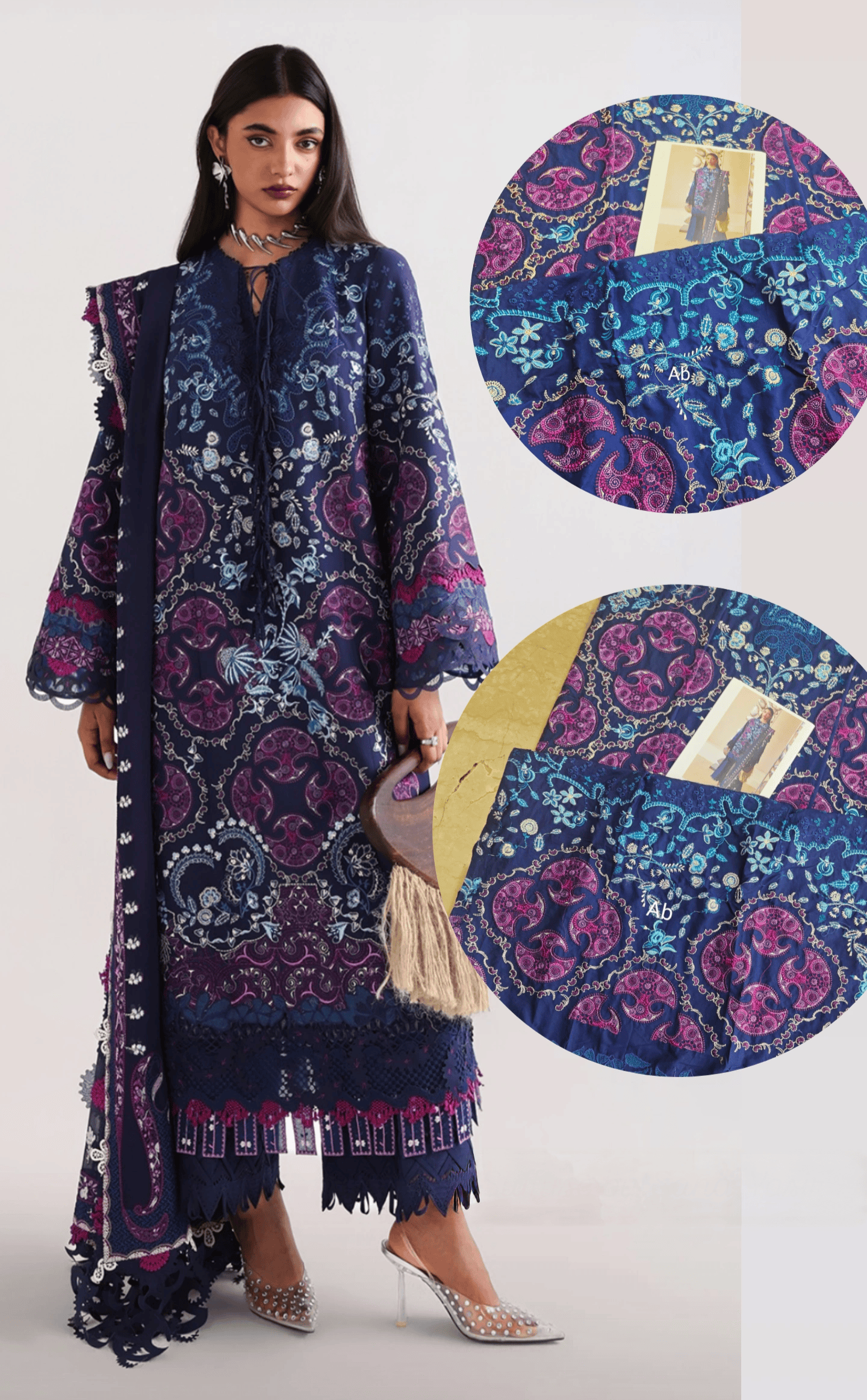 Sale‼️Suffuse Luxury Lawn 26/Elora/Blue