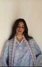 Suffuse Luxury Lawn 26/Elani/Sky Blue