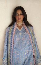 Suffuse Luxury Lawn 26/Elani/Sky Blue