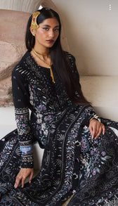 Sale‼️Suffuse Luxury Lawn 26/Meravi/Black