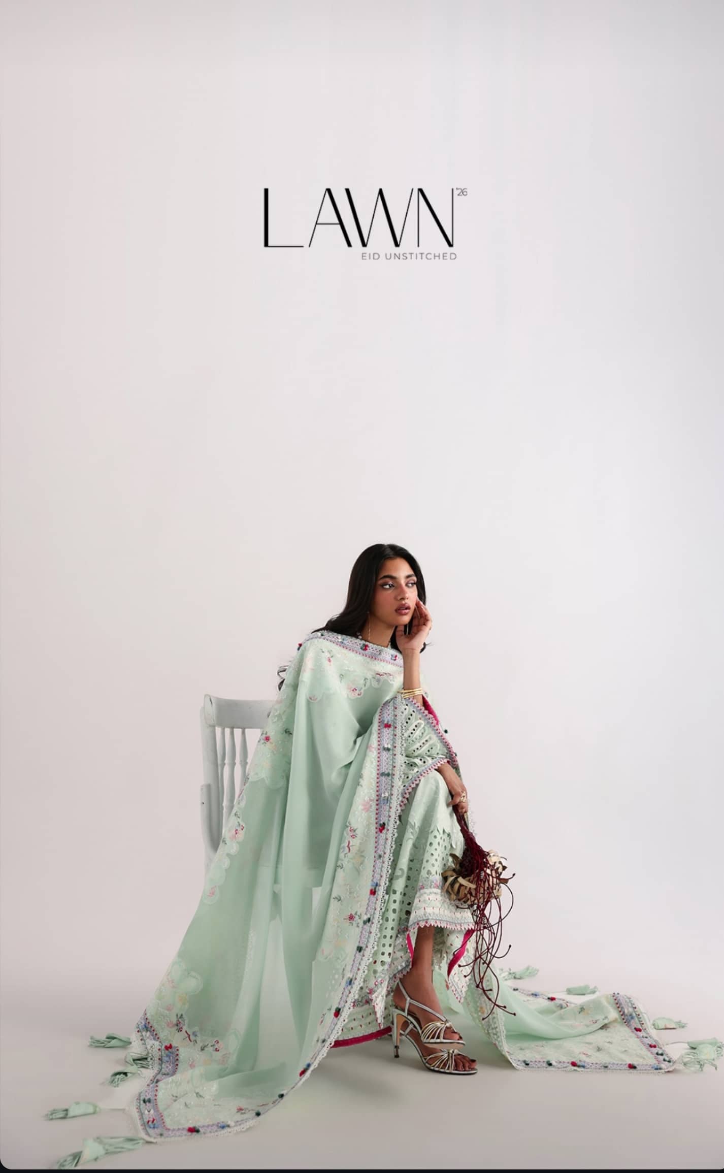 Sale‼️Suffuse Luxury Lawn 26/Seroli/Mint Green