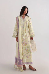 Suffuse Luxury Lawn 26/Telya/Lemon Yellow