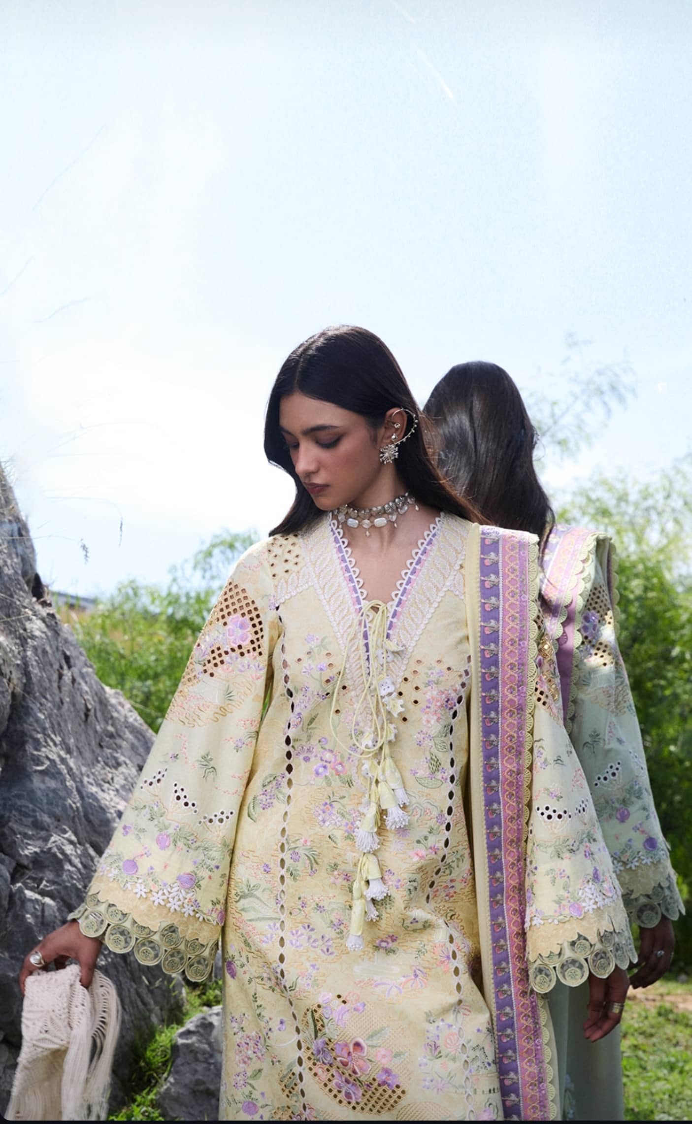 Suffuse Luxury Lawn 26/Telya/Lemon Yellow