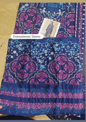 Open Pic/Sale‼️Suffuse Luxury Lawn 26/Elora/Blue