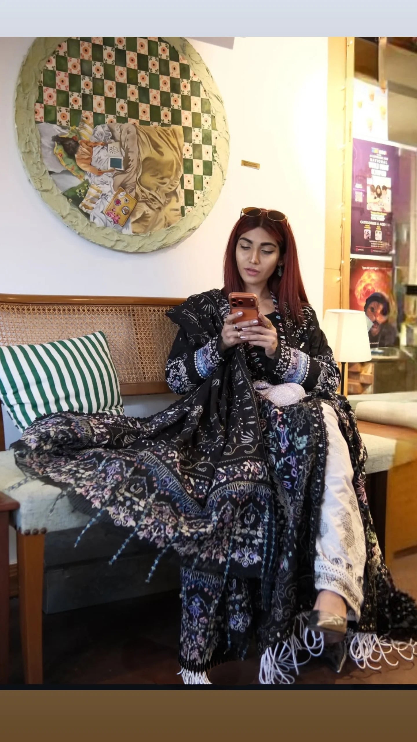 Spotted/Sale‼️Suffuse Luxury Lawn 26/Meravi/Black