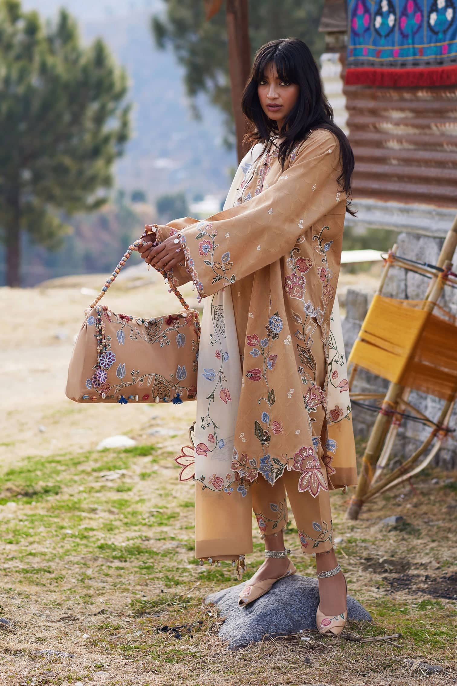 Zaha Meili Festive Lawn 26/MÍ SÈ 蜜色 (ZL26-07 A)