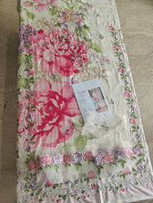 Hot🔥Seller/Open Pic/Zaha Wildflower Luxury Lawns/PINK MINK FROLIC (ZF26-05)