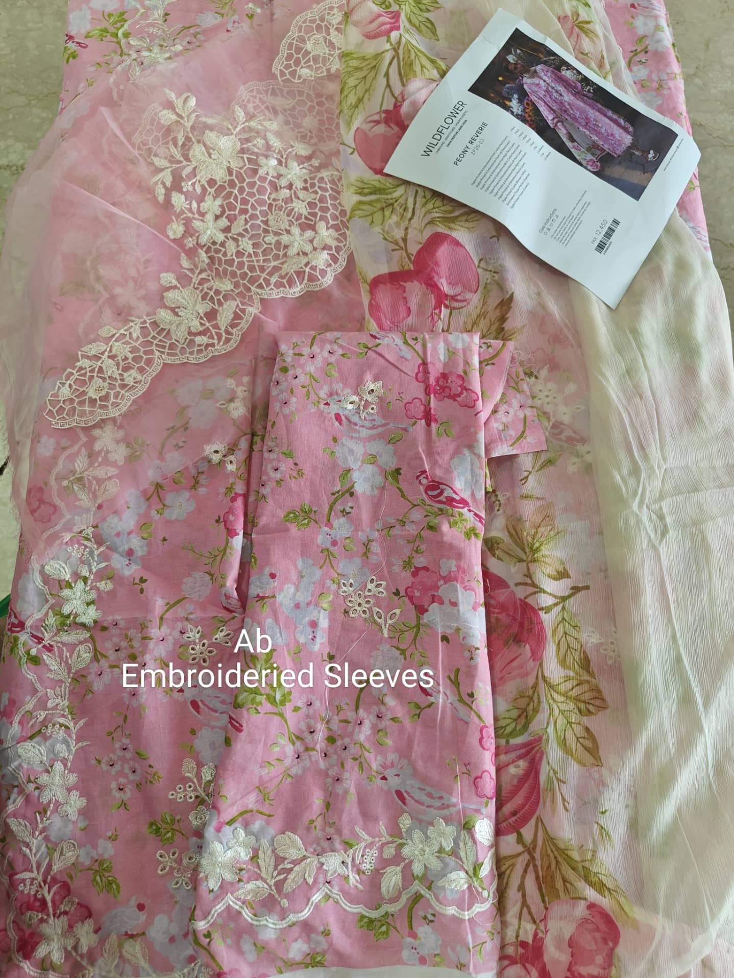 Open Pic/Zaha Wildflower Luxury Lawns/PEONY REVERIE (ZF26-03)