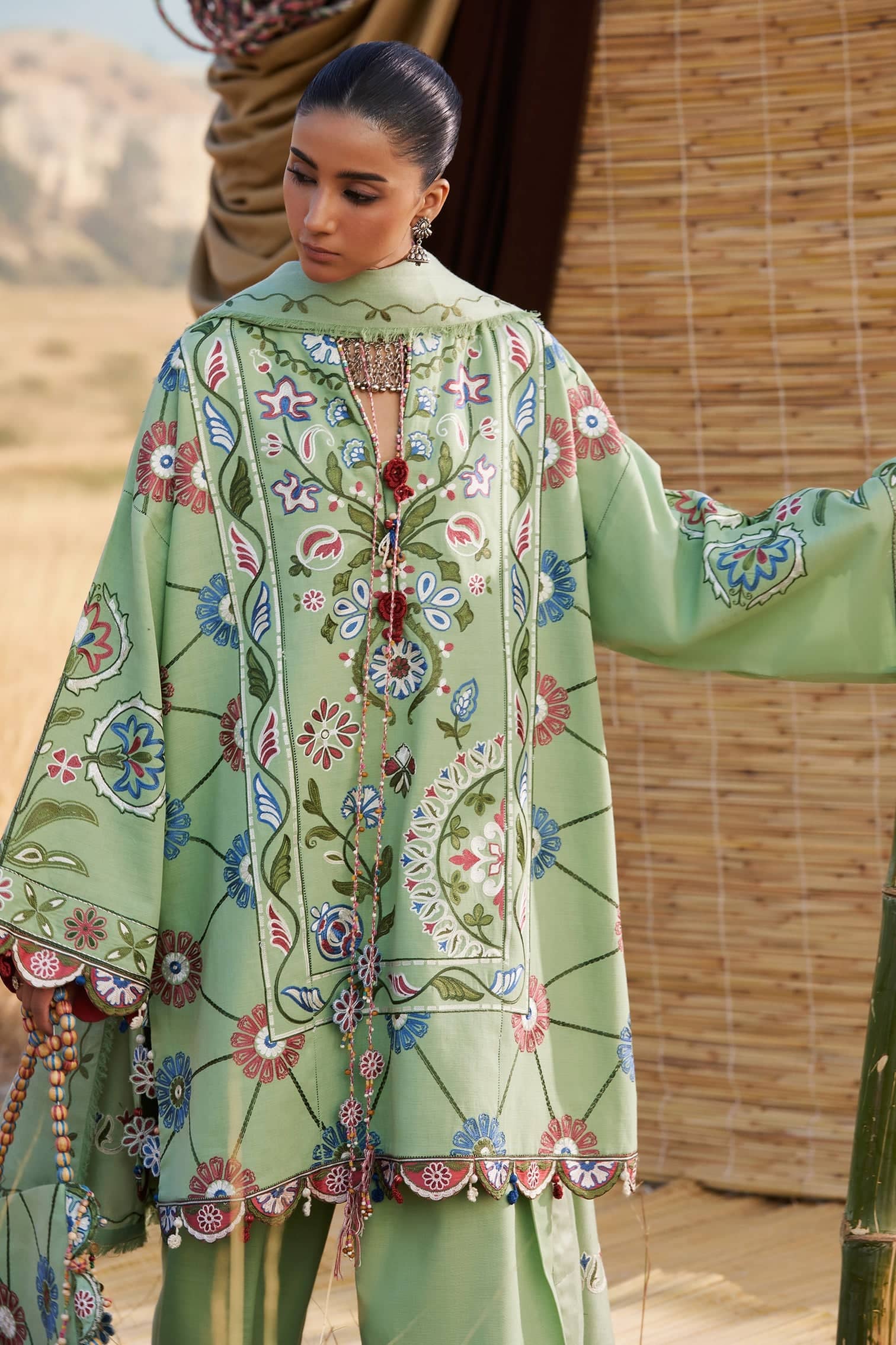 Zaha Winter Pakistani Suits Restocked/Zaha Winter 25/NARMEEN (ZW25-03)