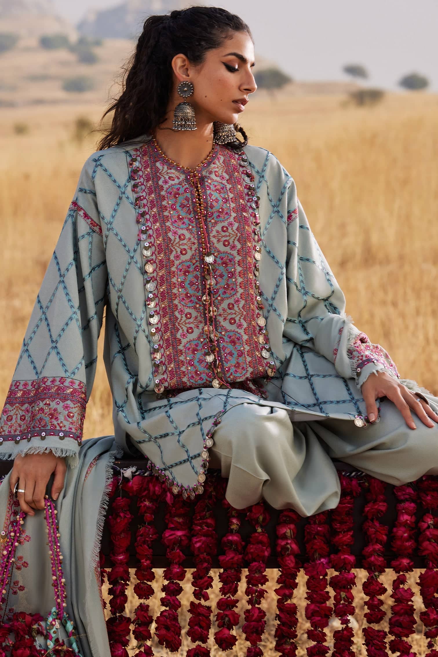 Zaha Winter Pakistani Suits Restocked/Zaha Winter 25/NAYAB (ZW25-06)