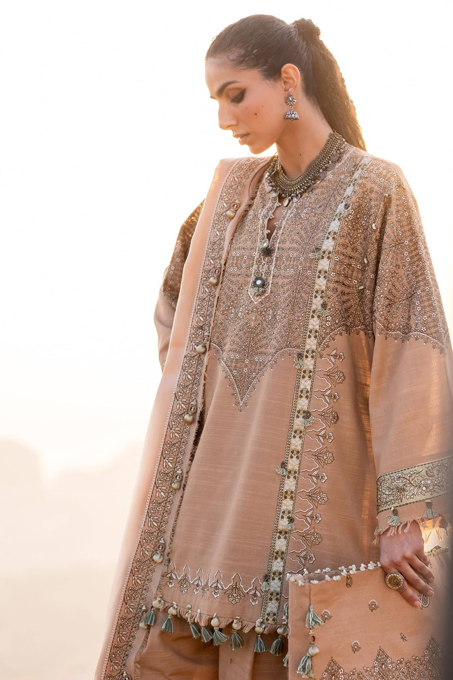 Zaha Winter Pakistani Suits Restocked/Zaha Winter 25/NEELAM (ZW25-01)
