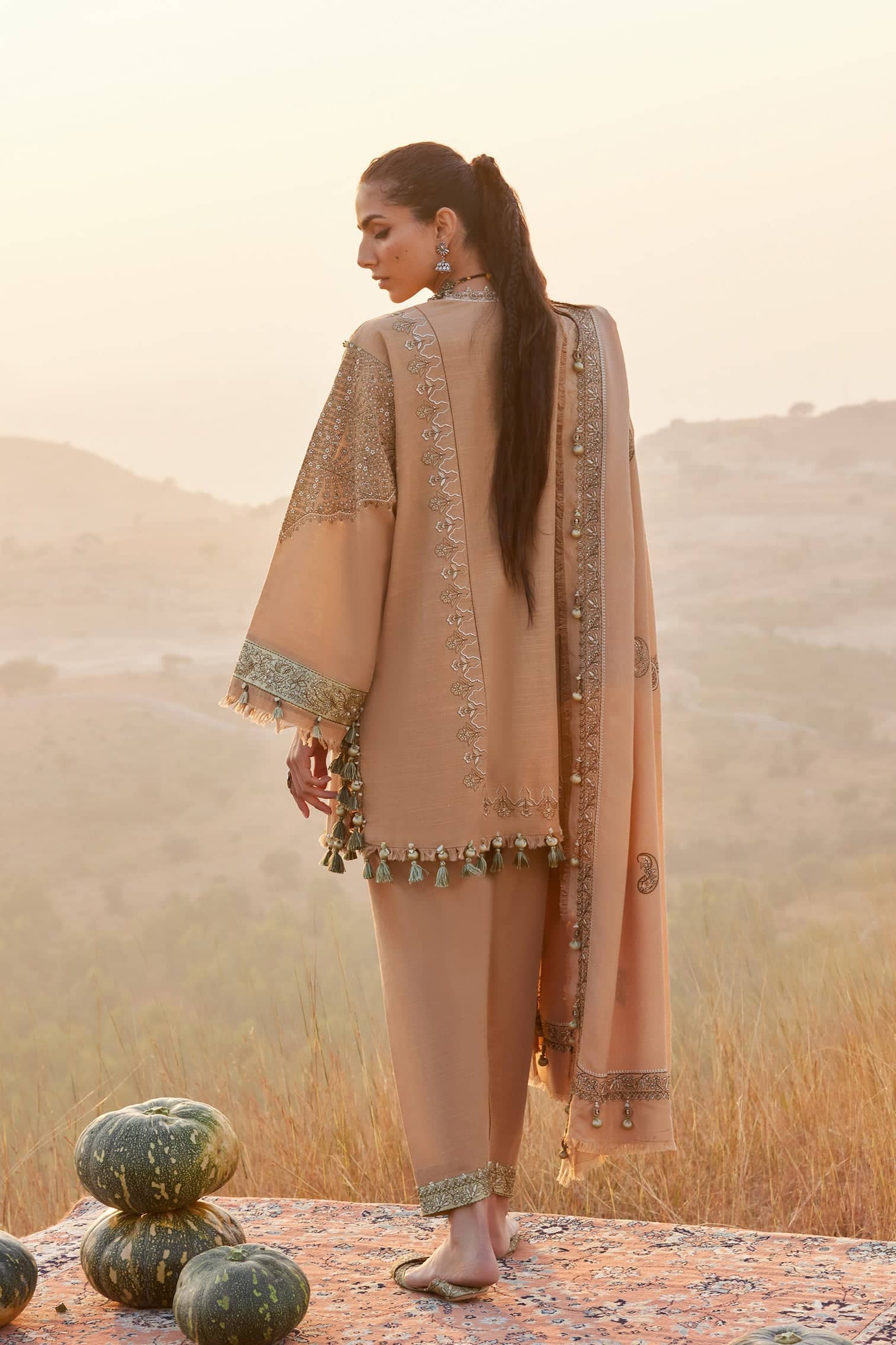 Zaha Winter Pakistani Suits Restocked/Zaha Winter 25/NEELAM (ZW25-01)