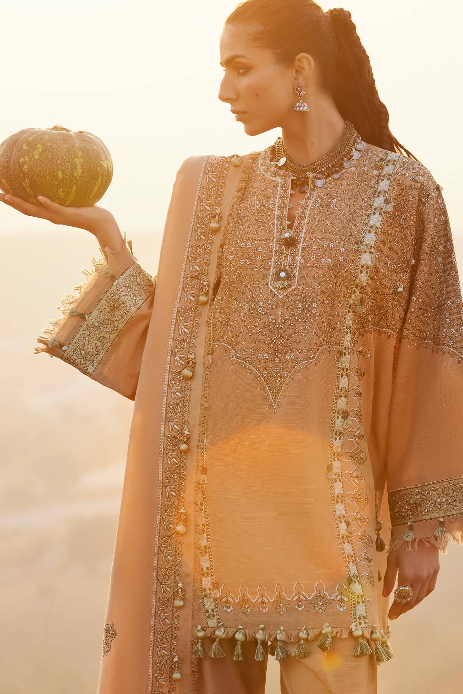 Zaha Winter Pakistani Suits Restocked/Zaha Winter 25/NEELAM (ZW25-01)