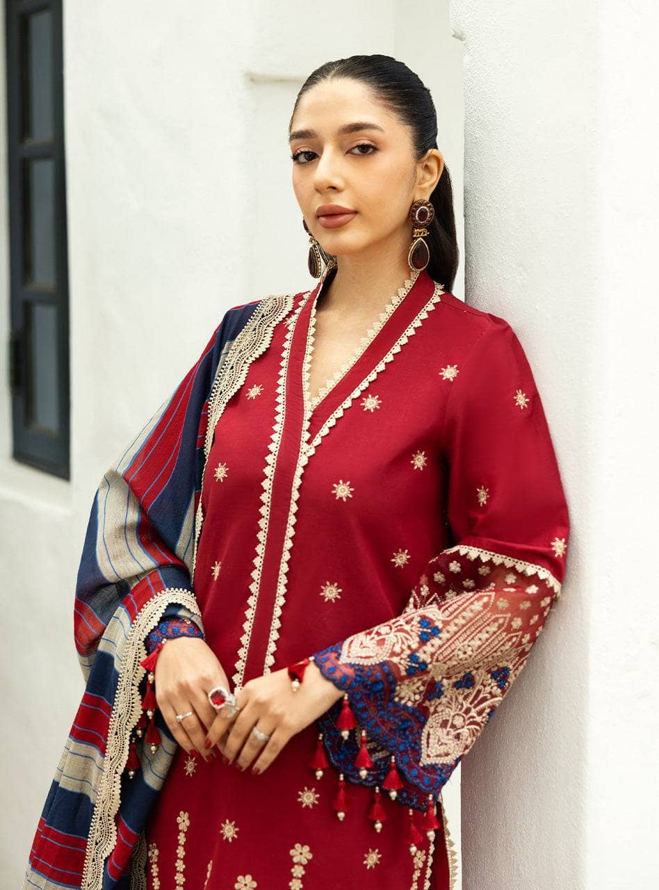 Zainab Chottani Lawn Pakistani Suit Zainab Chottani Chikankari Lawn 25/Elma-3A