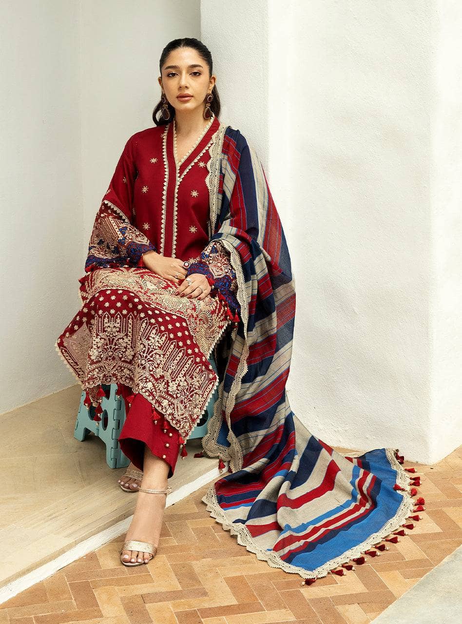 Zainab Chottani Lawn Pakistani Suit Zainab Chottani Chikankari Lawn 25/Elma-3A