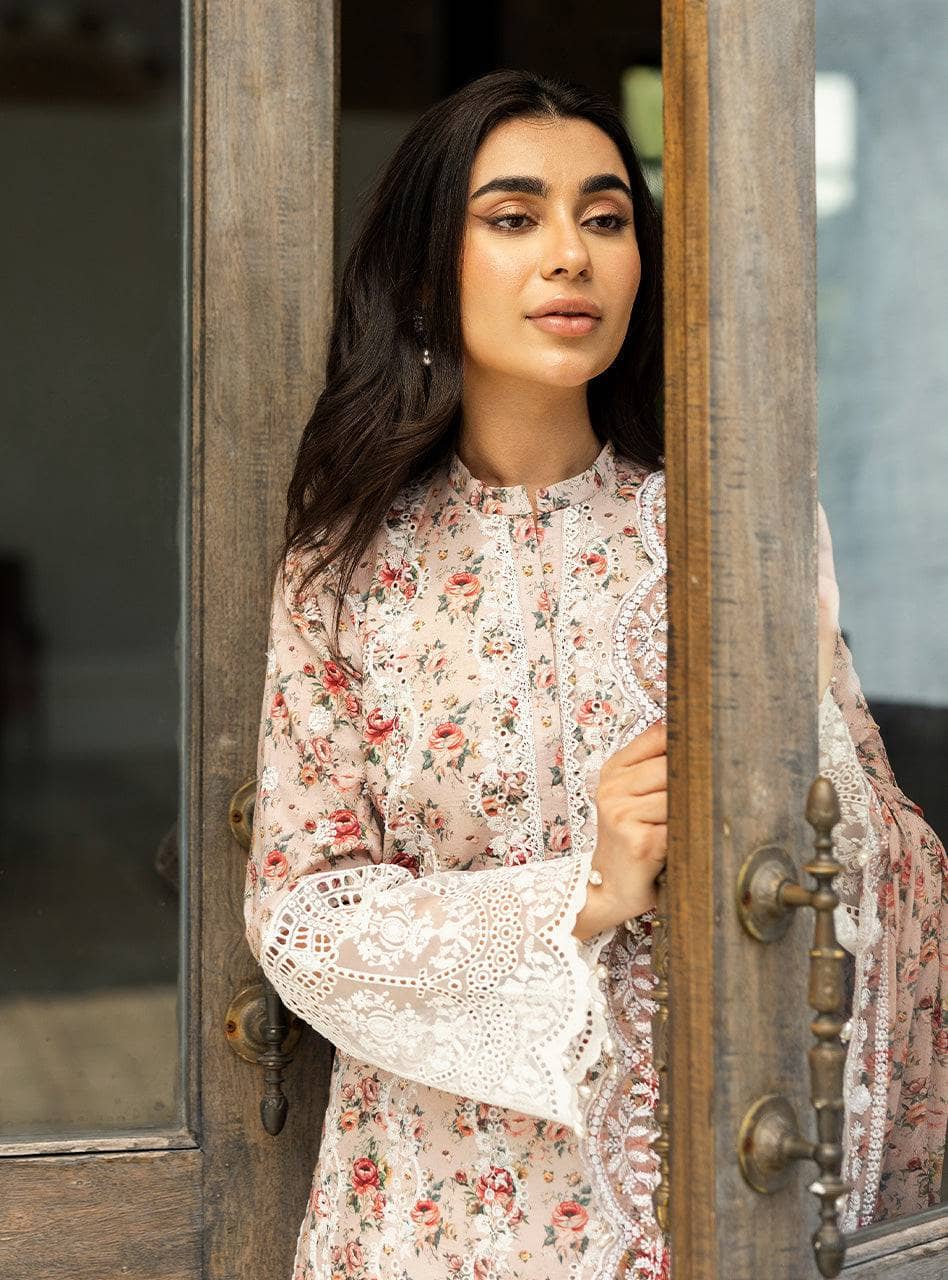 Zainab Chottani Lawn Pakistani Suit Zainab Chottani Chikankari Lawn 25/Lamia-9A