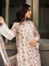 Zainab Chottani Lawn Pakistani Suit Zainab Chottani Chikankari Lawn 25/Lamia-9A