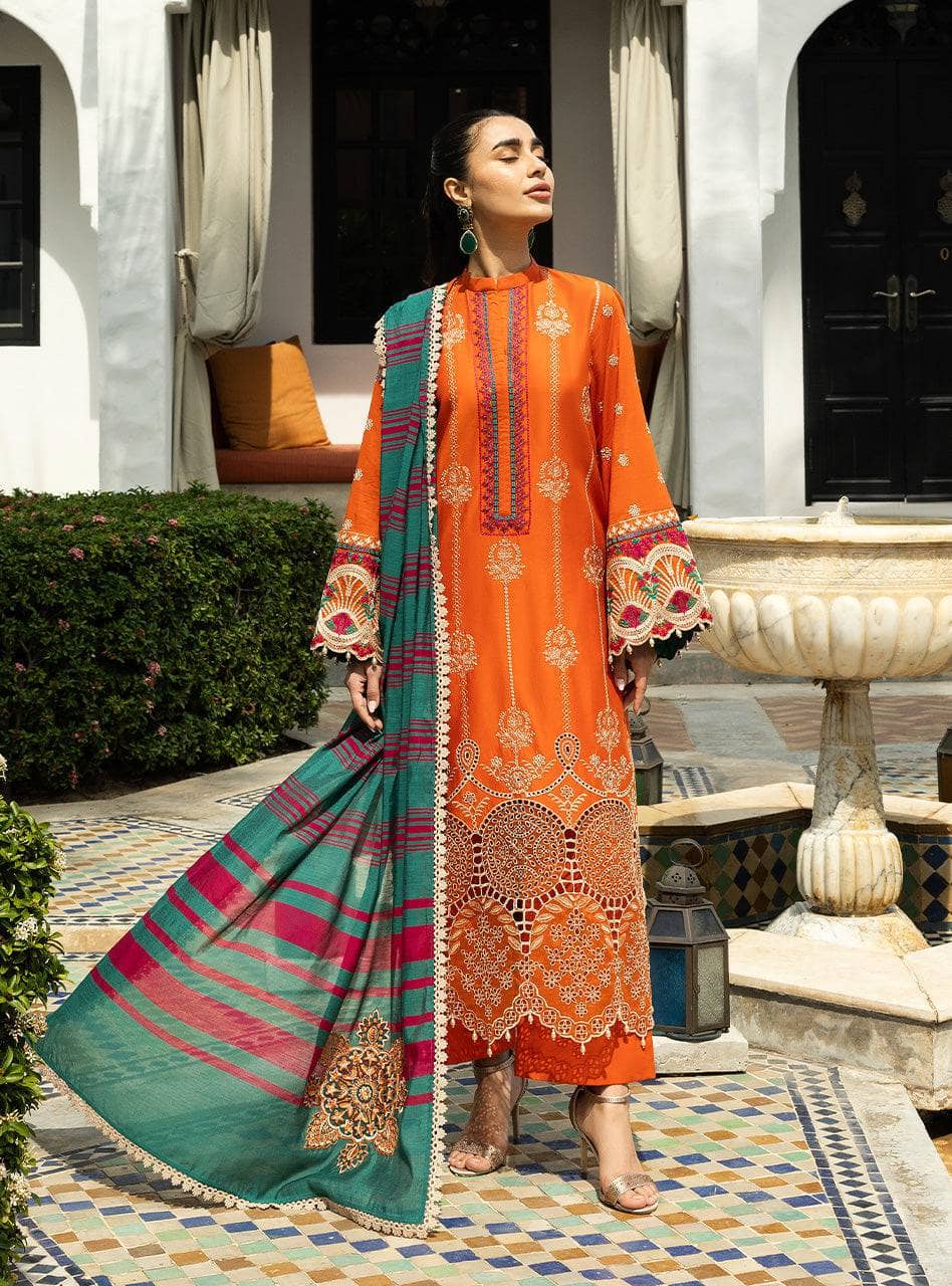 Zainab Chottani Lawn Pakistani Suit Zainab Chottani Chikankari Lawn 25/Zynah -1A